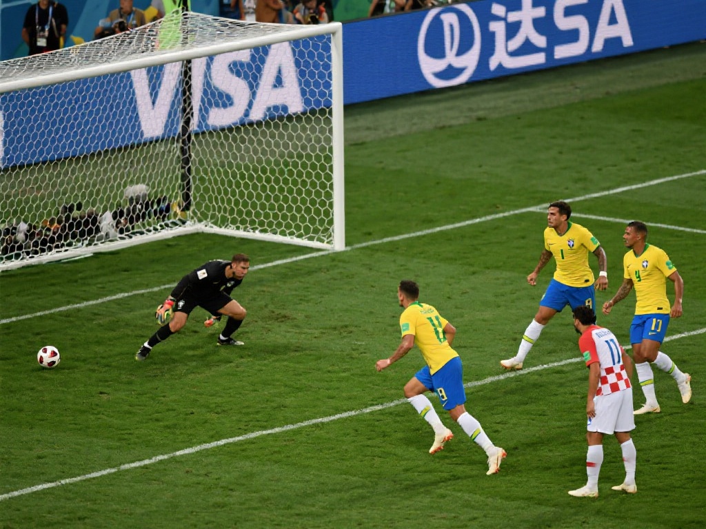 卡塔尔世界杯赛事结果总览 另一场引人注目的对决当属巴西队对阵克罗地