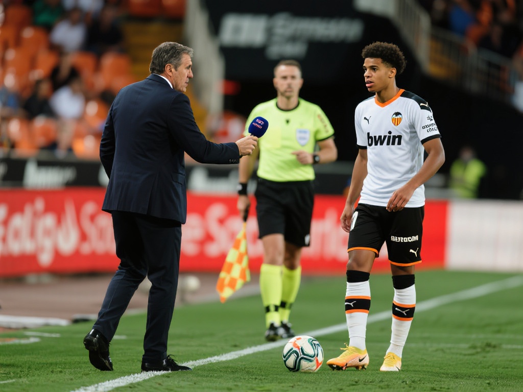 瓦伦西亚主帅在赛后采访中直言不讳地表达了